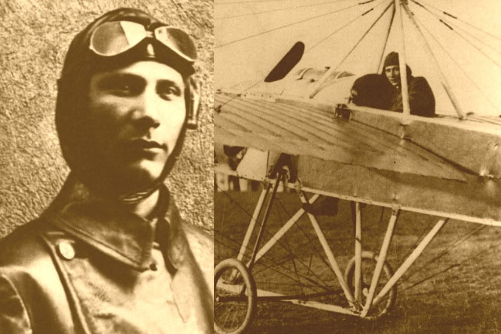 Prvi Hrvatski pilot Dragutin Novak. Pobjednik na Drugom avijatičarskom natjecanju u Budimpešti 1910. godine